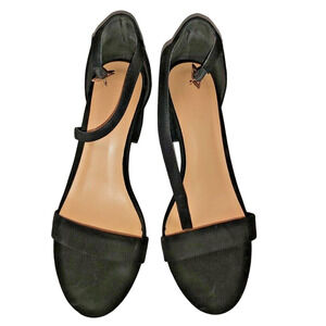 Bamboo Highlight Women’s Black Suede High Heel Dress Shoes Classic Style Size 9